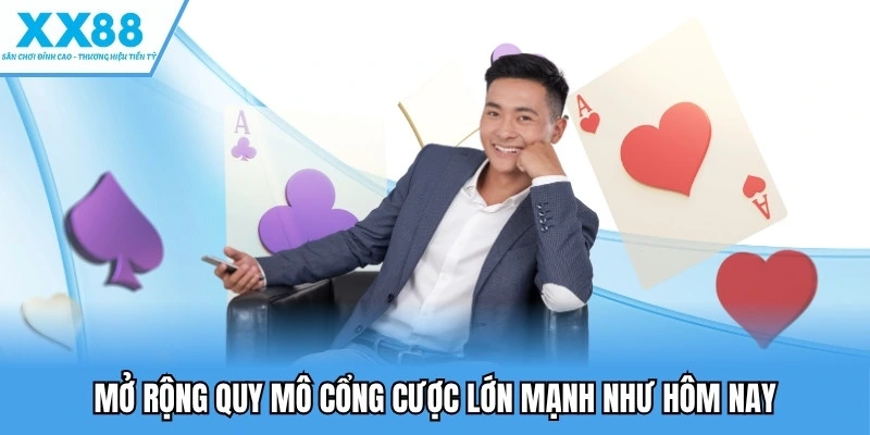 Thành công mở rộng cổng cược lớn mạnh 