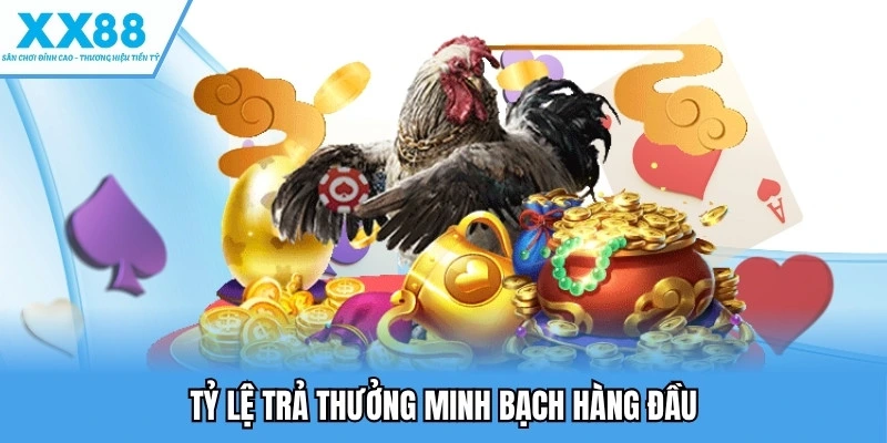 Tỷ lệ trả thưởng minh bạch hàng đầu